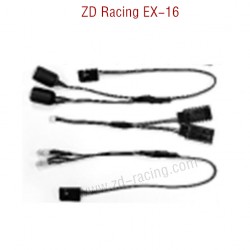 ZD Racing EX16 RC Touring Car Parts Light Line Group 6646
